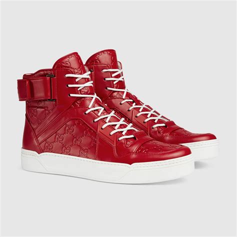 gucci hightops|gucci signature high top sneaker.